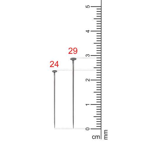 Alfinete de Cabeça IARA Nº 24 - Caixa c/ 50 g